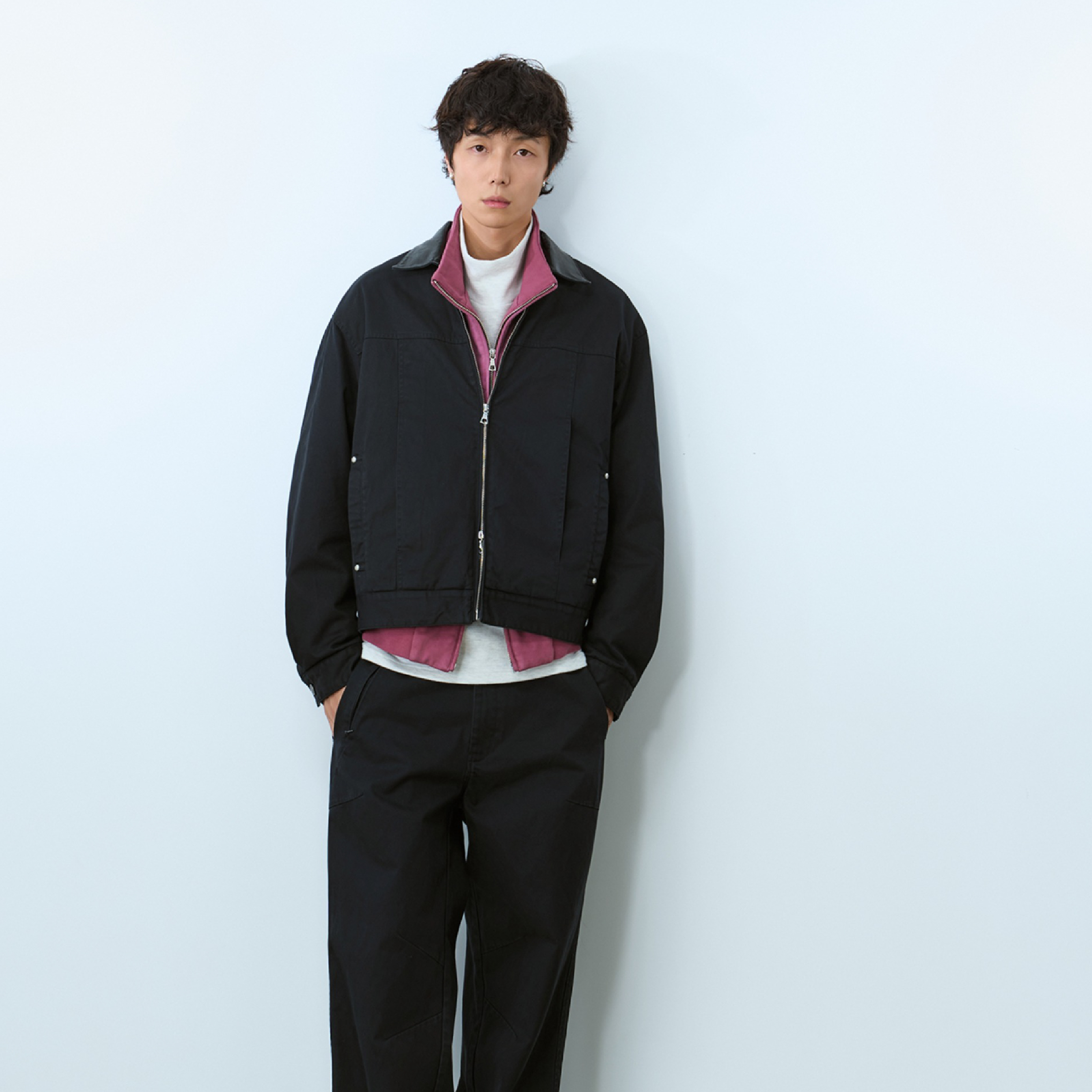 TANOXI Leather Washed Detroit Jacket 真皮領 水洗 底特律外套[TNX-J160]