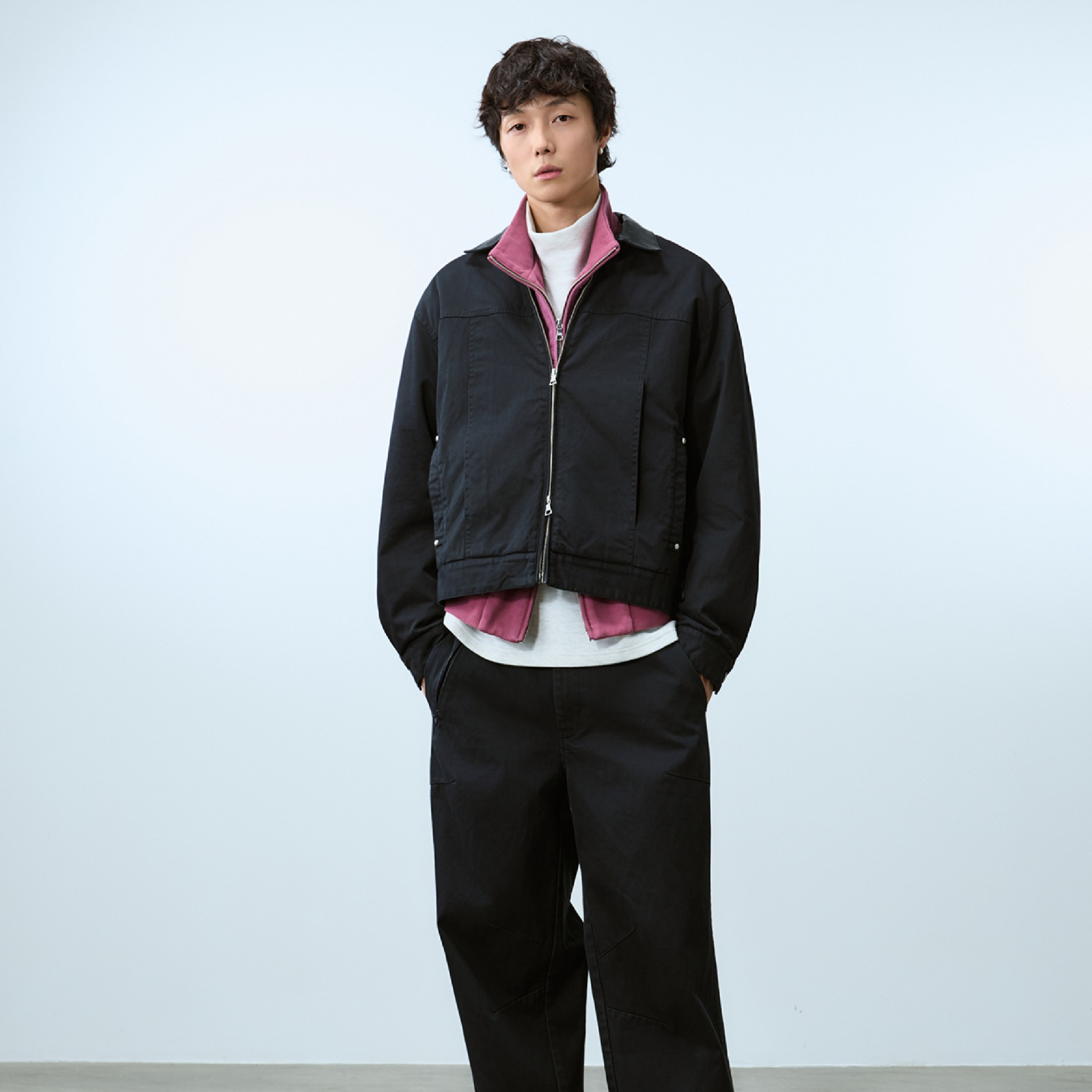 TANOXI Leather Washed Detroit Jacket 真皮領 水洗 底特律外套[TNX-J160]