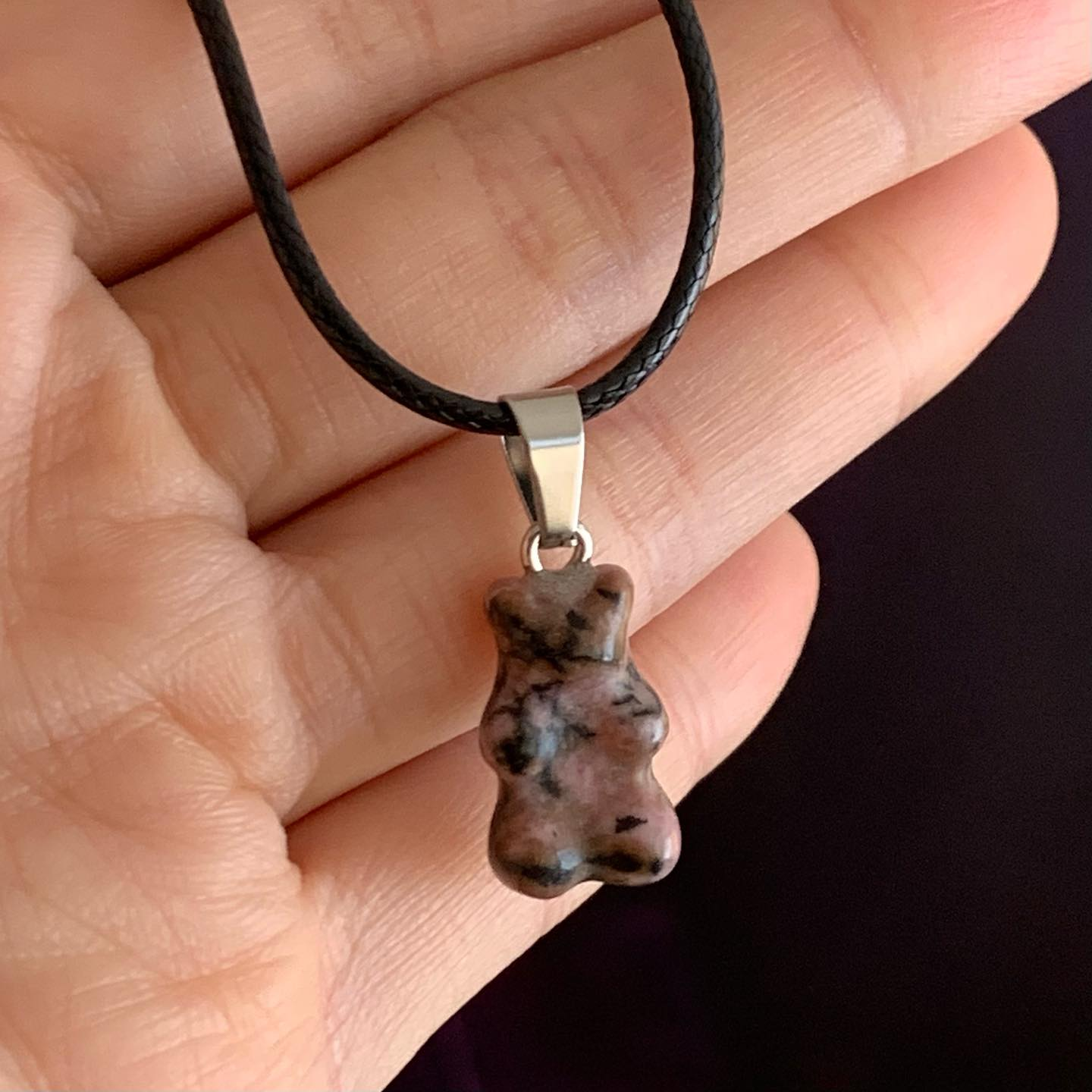 [原石] 薔薇輝石項鏈