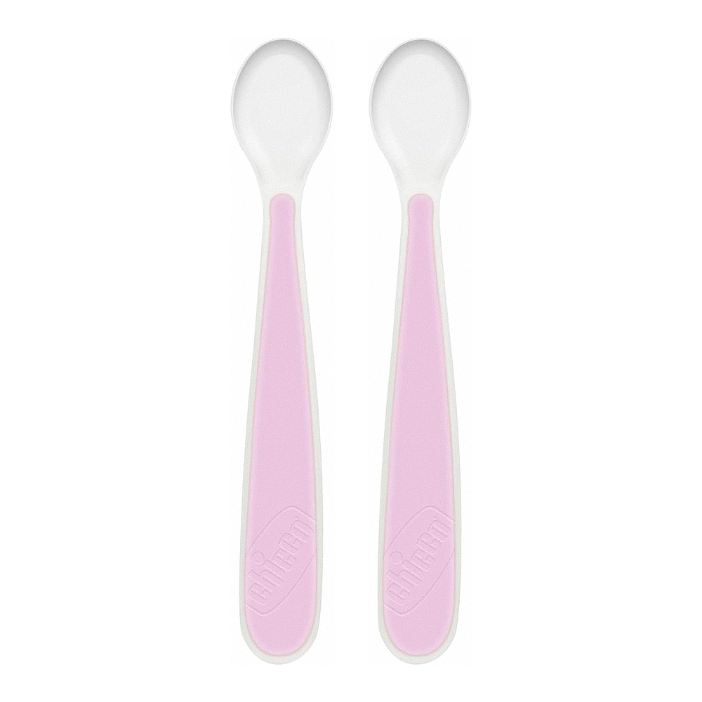 柔軟矽膠幼兒湯匙2入