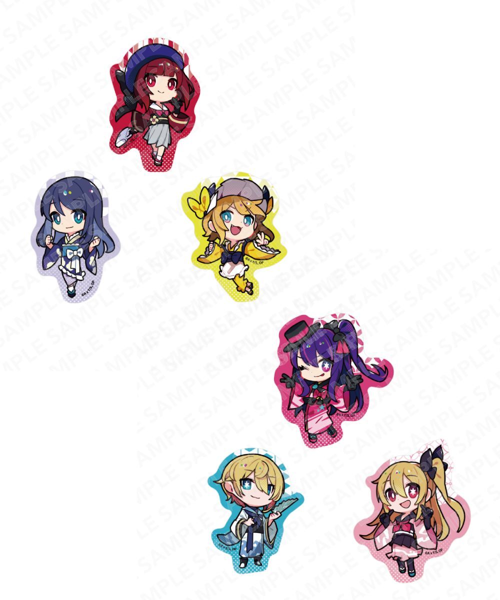預購-【我推的孩子】貼紙套組 小愛・阿奎亞・露比 Kimono ver. 系列【日本進口精品】