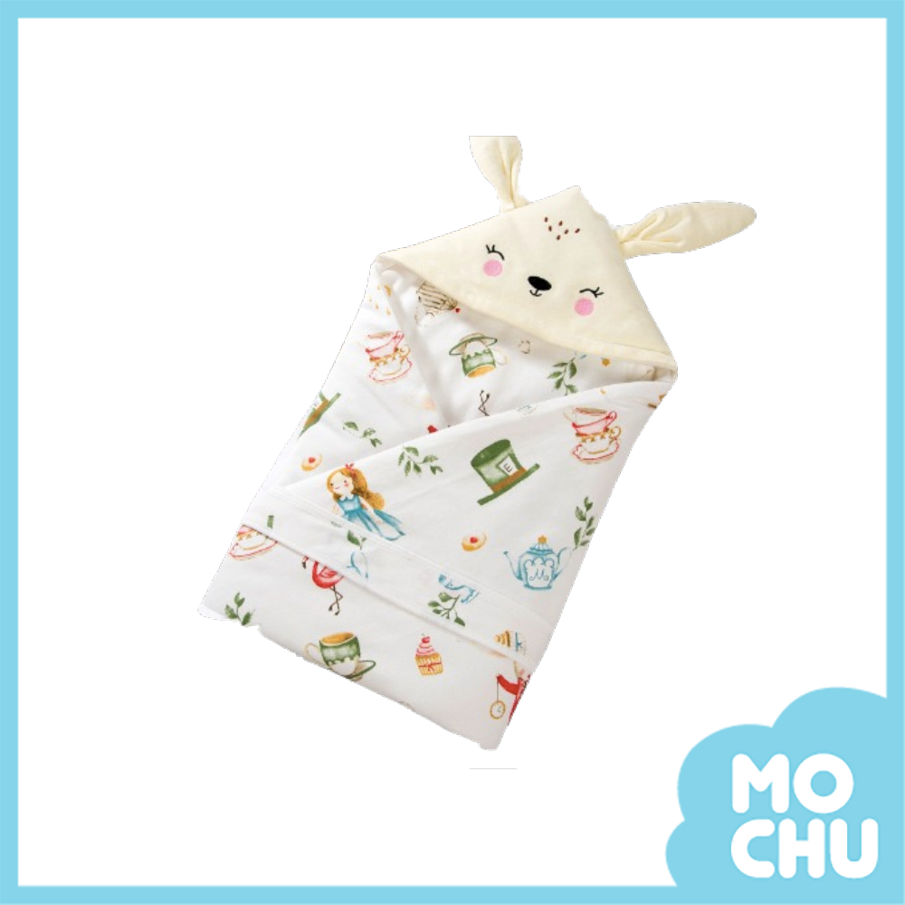 兔子下午茶純棉包巾薄被兩用(二色)