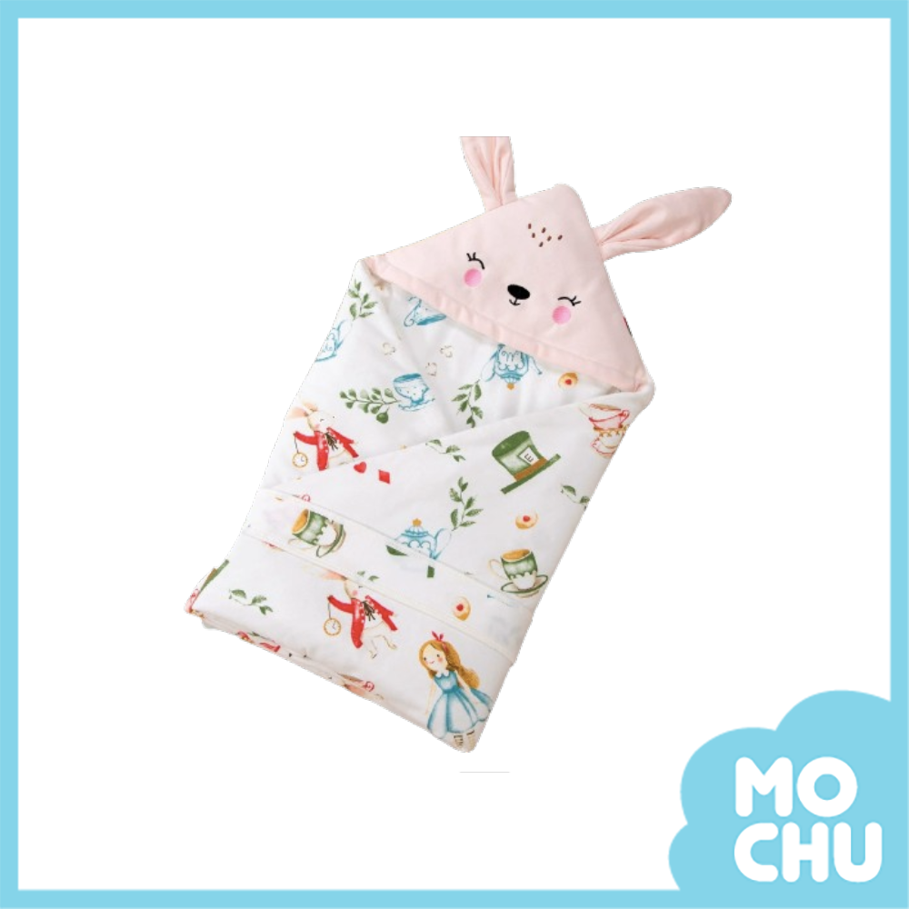 兔子下午茶純棉包巾薄被兩用(二色)