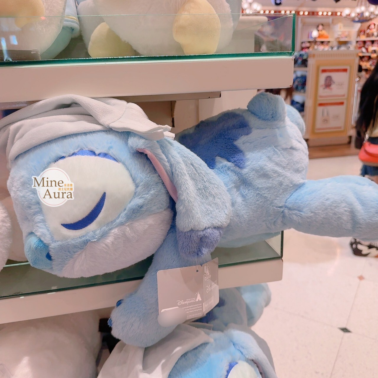 史迪奇 Stitch 趴趴 趴姿 睡顏 枕頭 睡衣造型 娃娃 玩偶 星際寶貝 Lilo & Stitch -香港迪士尼樂園