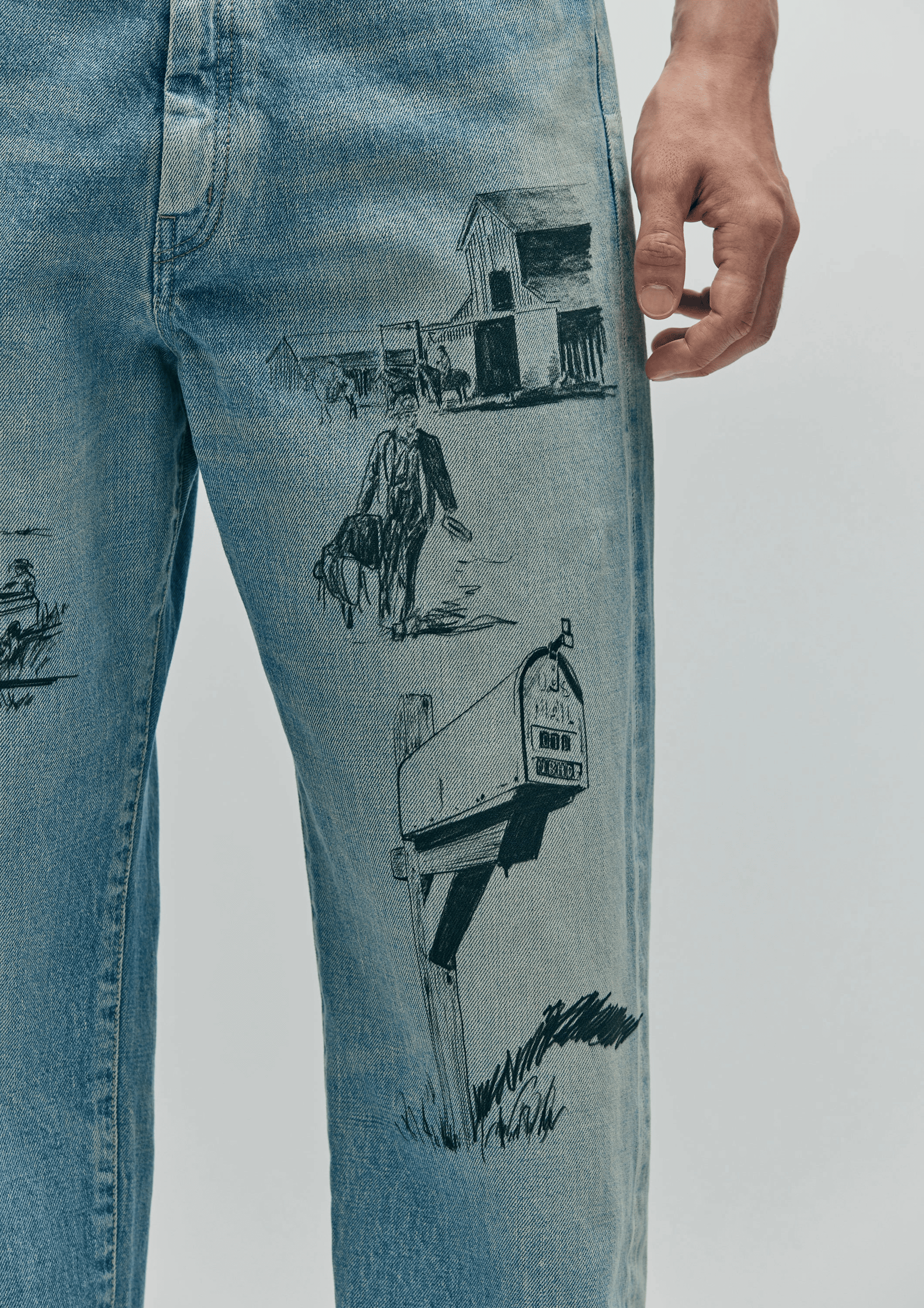 2025AW NEIGHBORHOOD NH X OOTD . WASHED DP BASIC DENIM