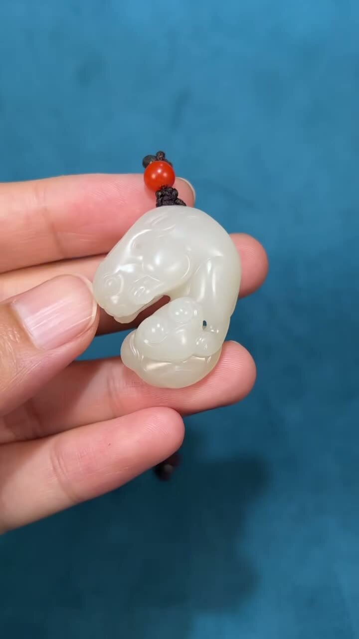 92427 和田玉籽料獨籽前途無量