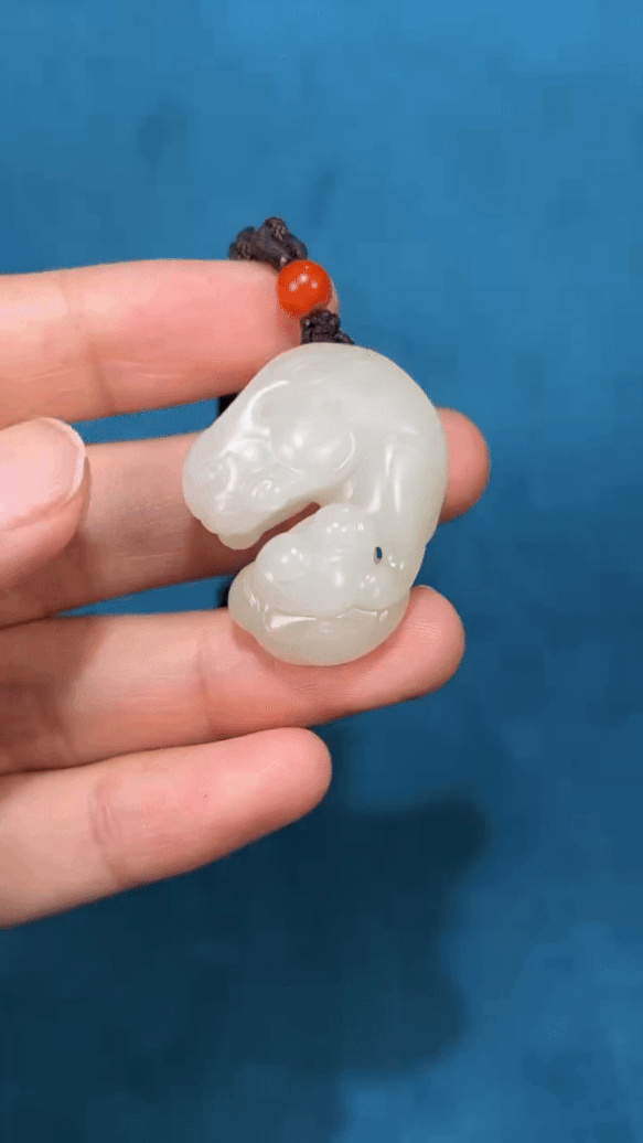 92427 和田玉籽料獨籽前途無量