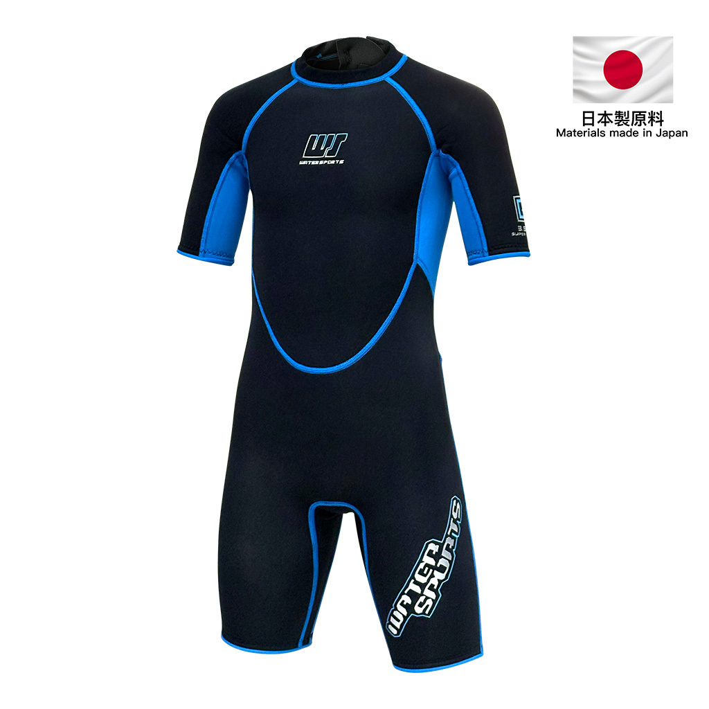 3.5mm 兒童 YAMAMOTO CR 游泳連身保暖衣 - 藍