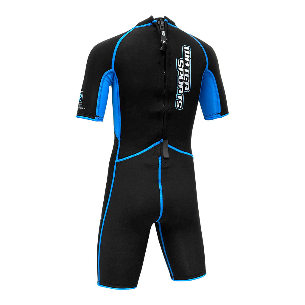 3.5mm 兒童 YAMAMOTO CR 游泳連身保暖衣 - 藍