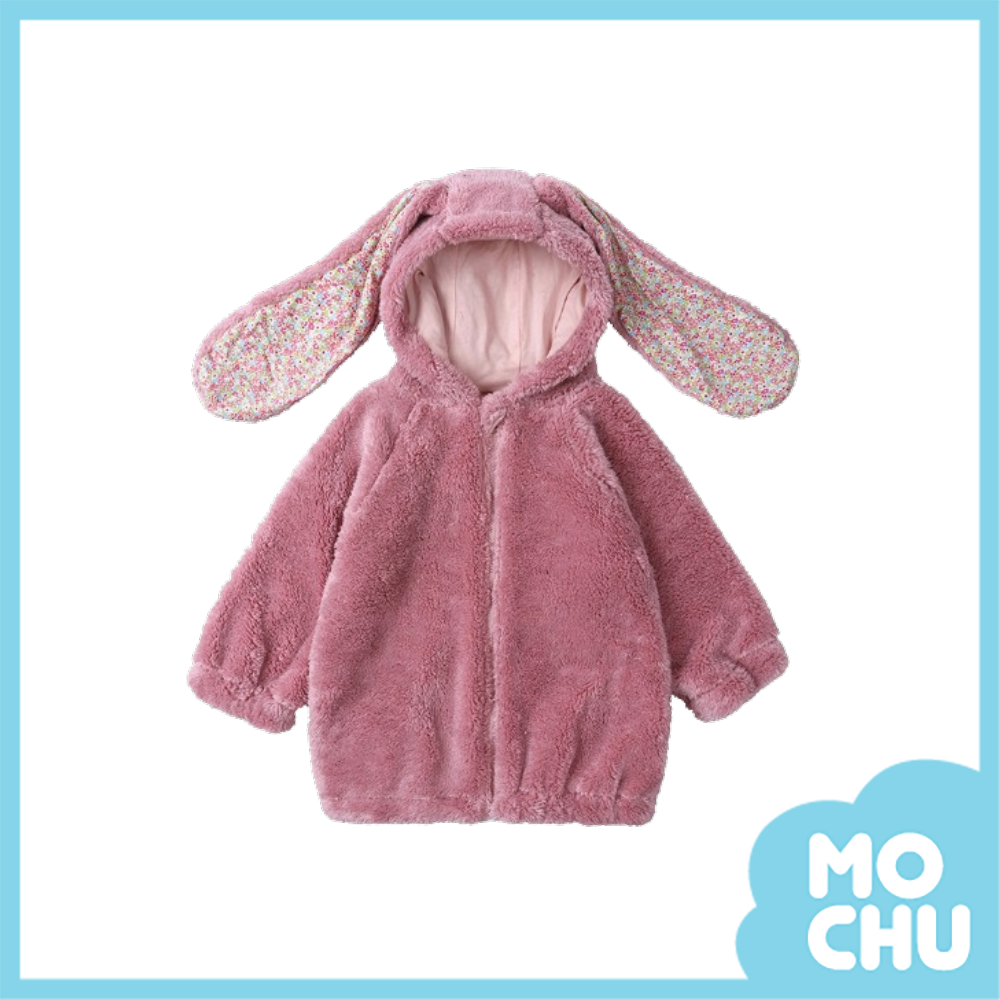 長耳兔北極絨加厚外套(三色)