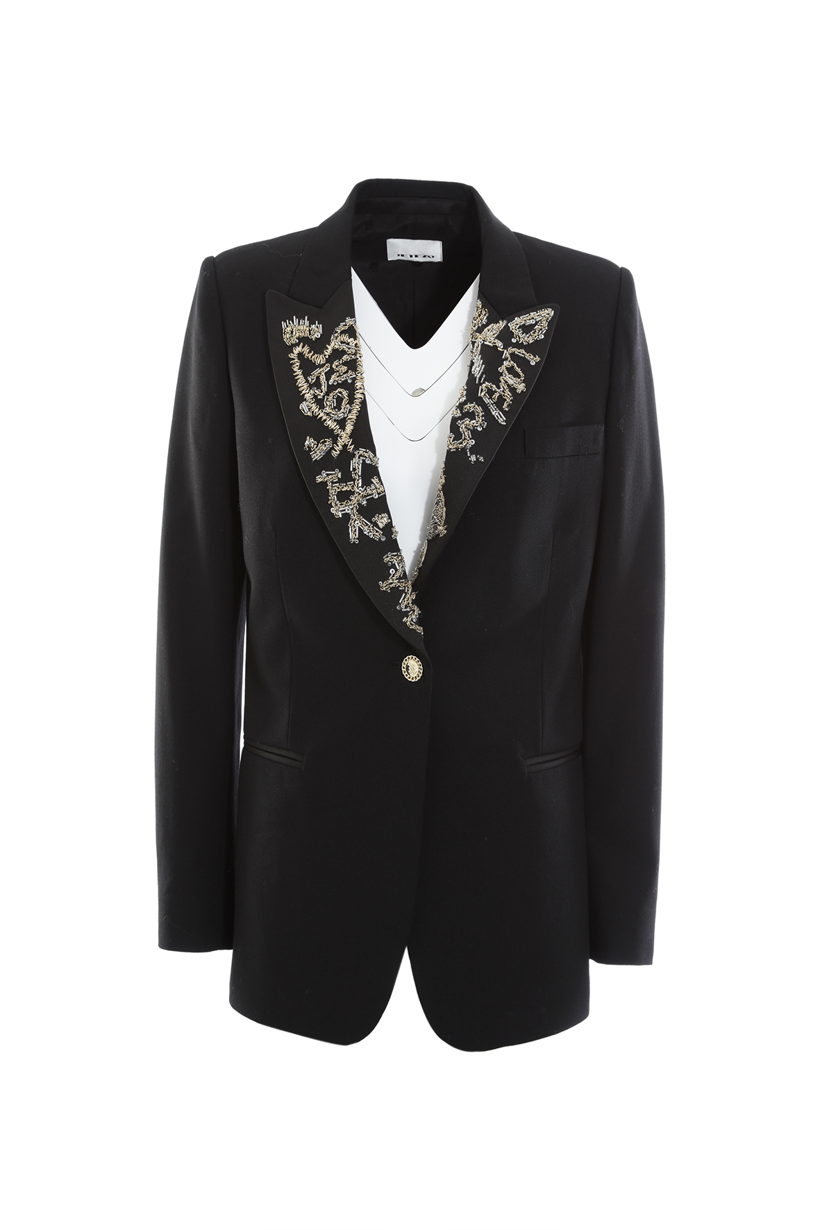 BC15125D1 沙漠星空尖領西裝外套