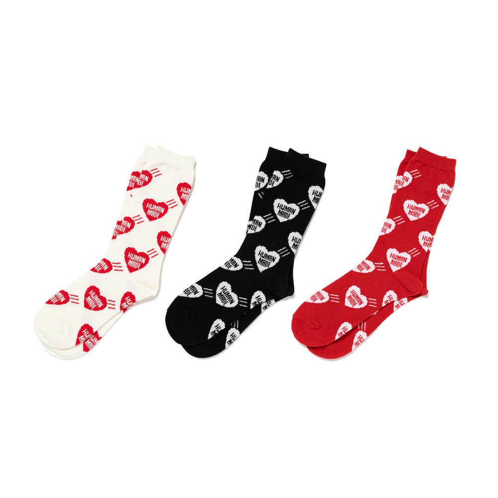 2025AW HUMAN MADE HEART SOCKS 滿版 愛心 LOGO 長襪 襪子 3色 現貨 HM30GD060