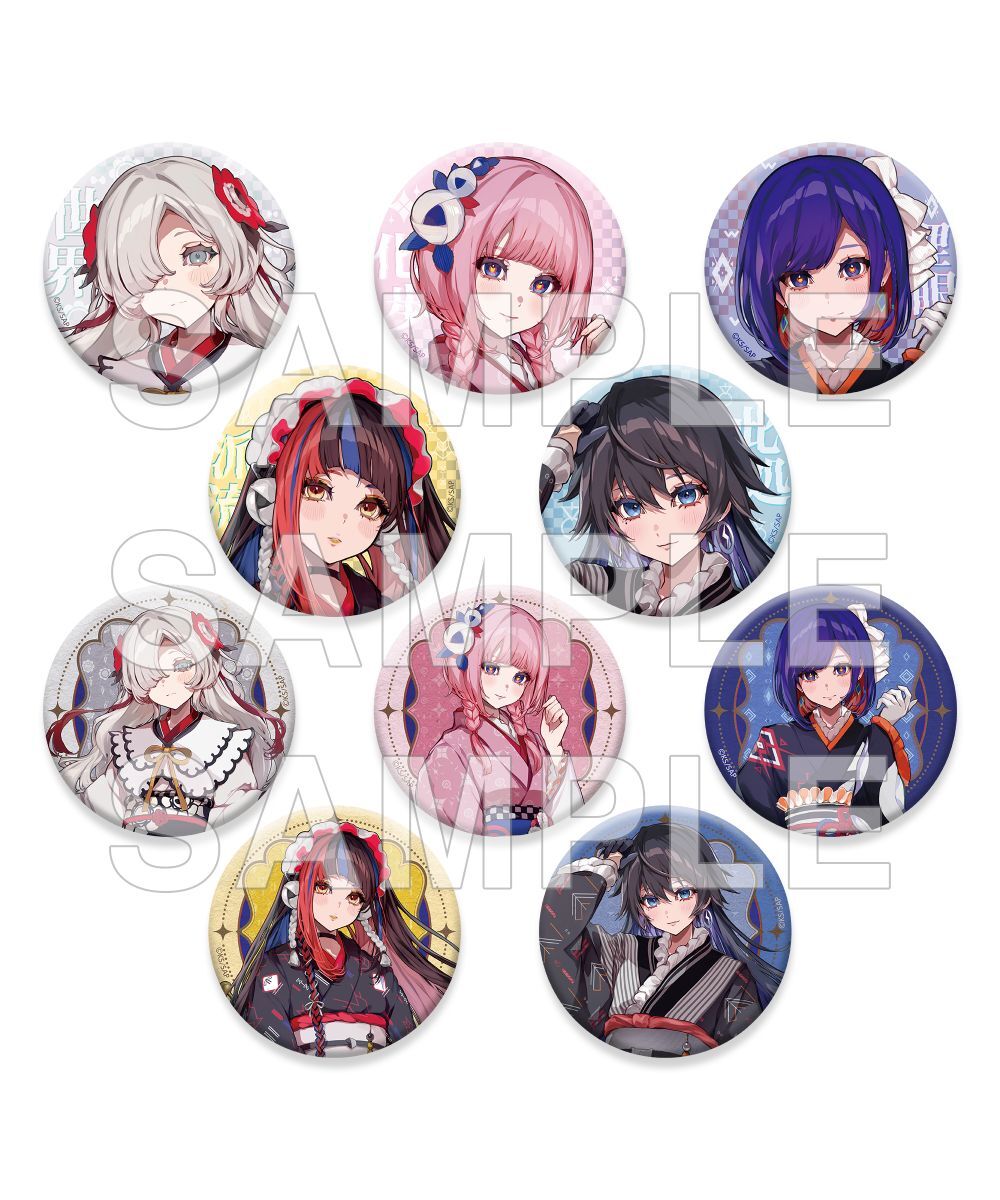 預購-「神椿市建設中。」 集換式徽章 Kimono ver. BOX販售【日本進口精品】