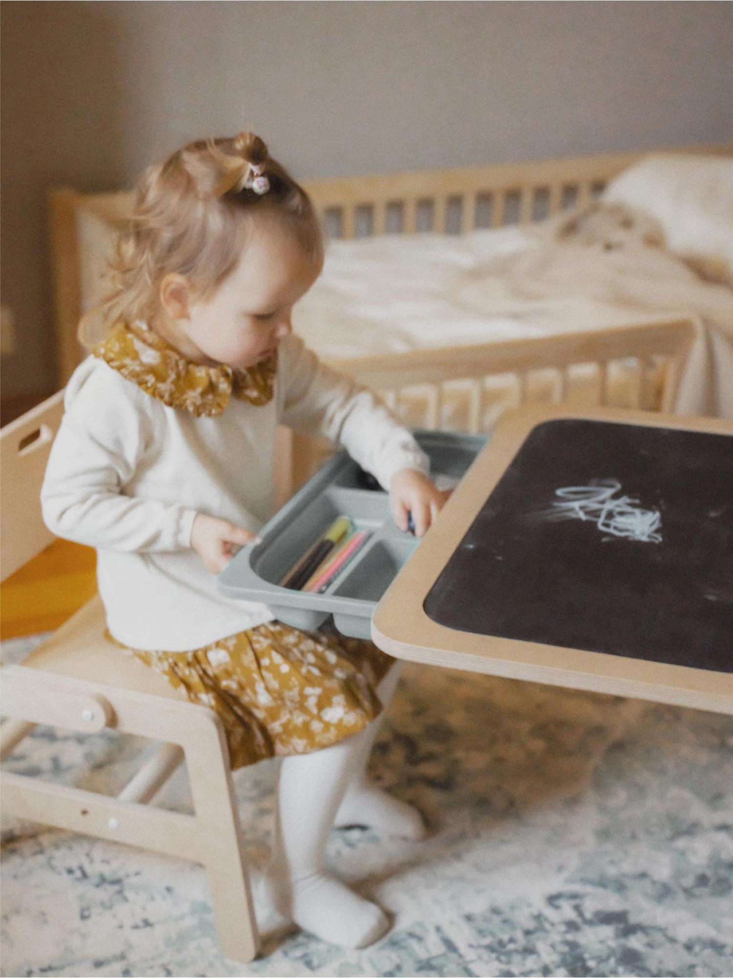 happymoon 攀爬架延伸配件－多用途兒童桌椅組