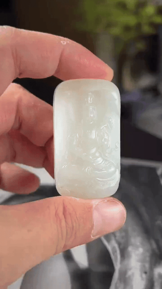 924727 和田玉籽料觀音