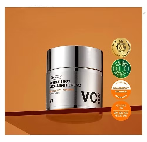 【預購】AKR100803 VT Cosmetics 塗抹式微針維他命提亮面霜 50ml