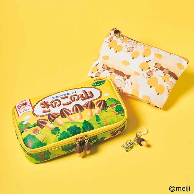 【預購】JN100816 MonoMax「蘑菇山」小袋&吊飾套裝