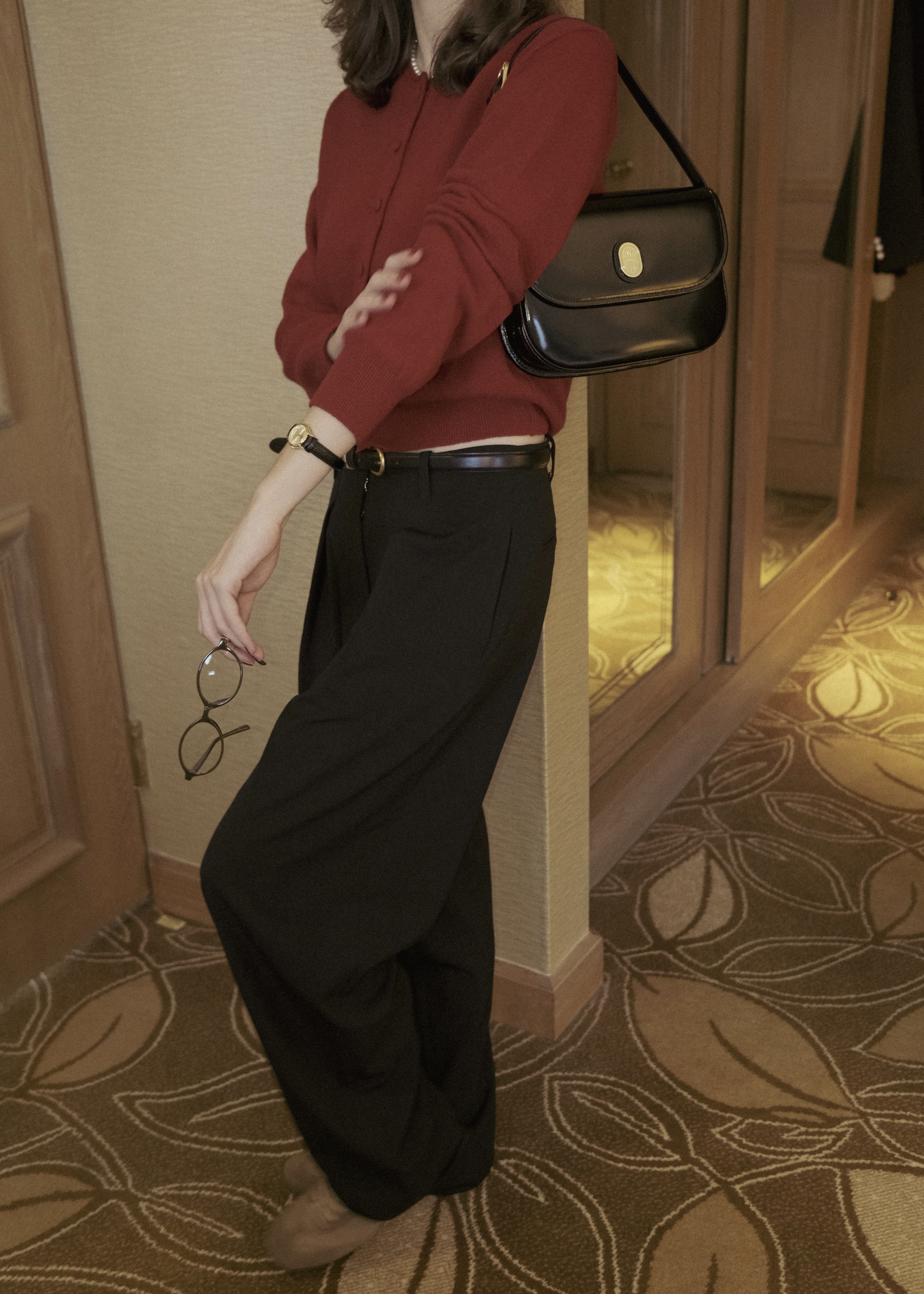 Alba Leather Bag - Black