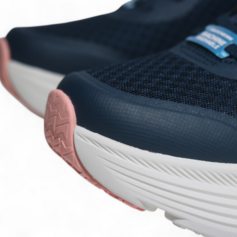 SKECHERS 健走鞋 MAX CUSHIONING 深藍 輕量 休閒鞋 女 129470NVPK
