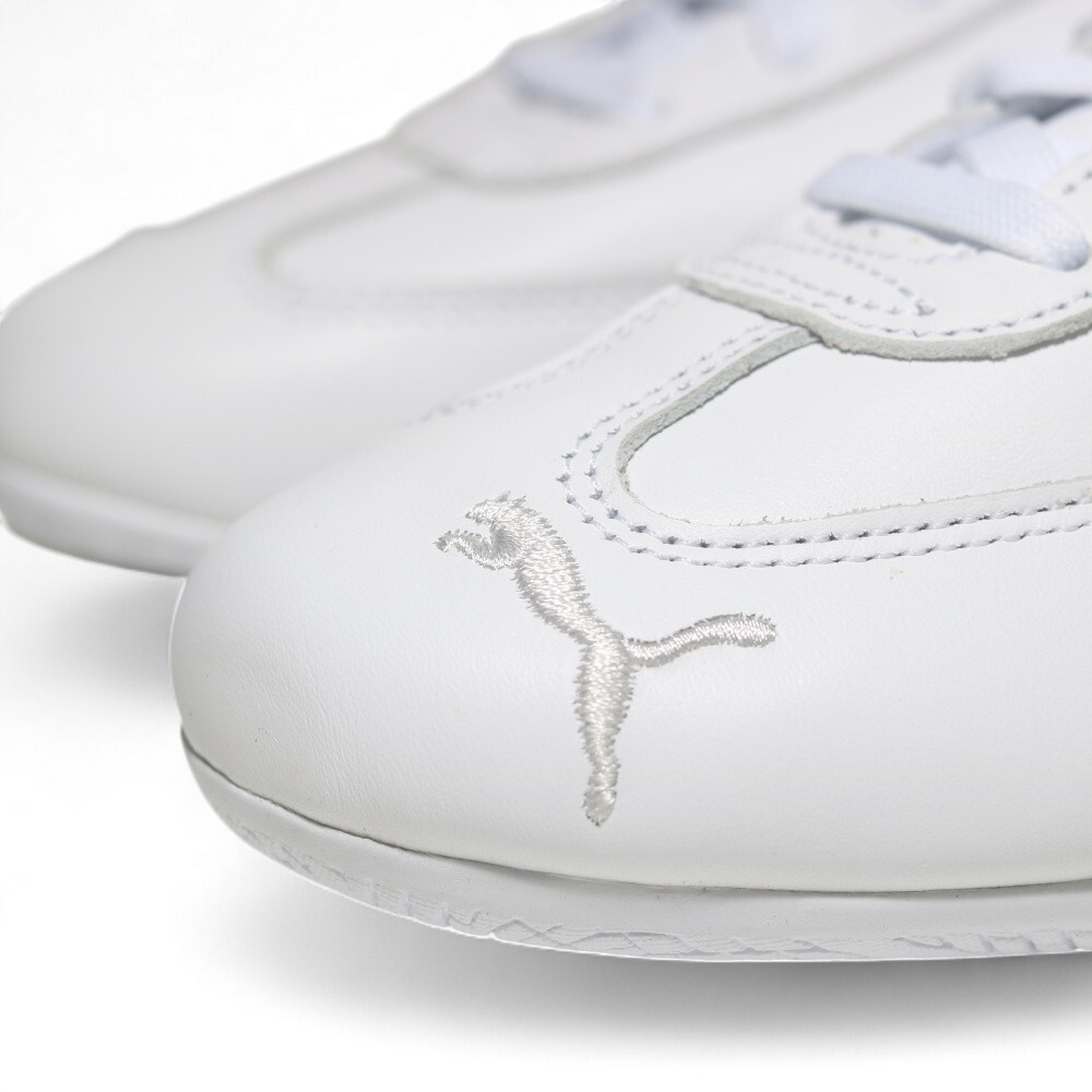 PUMA 休閒鞋 SPEEDCAT FULL LTHR 全白 皮革 賽車鞋 女 40591002
