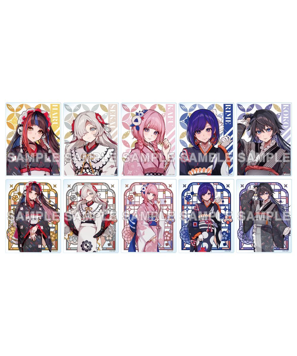 預購-「神椿市建設中。」 集換式壓克力小卡 Kimono ver. BOX販售【日本進口精品】