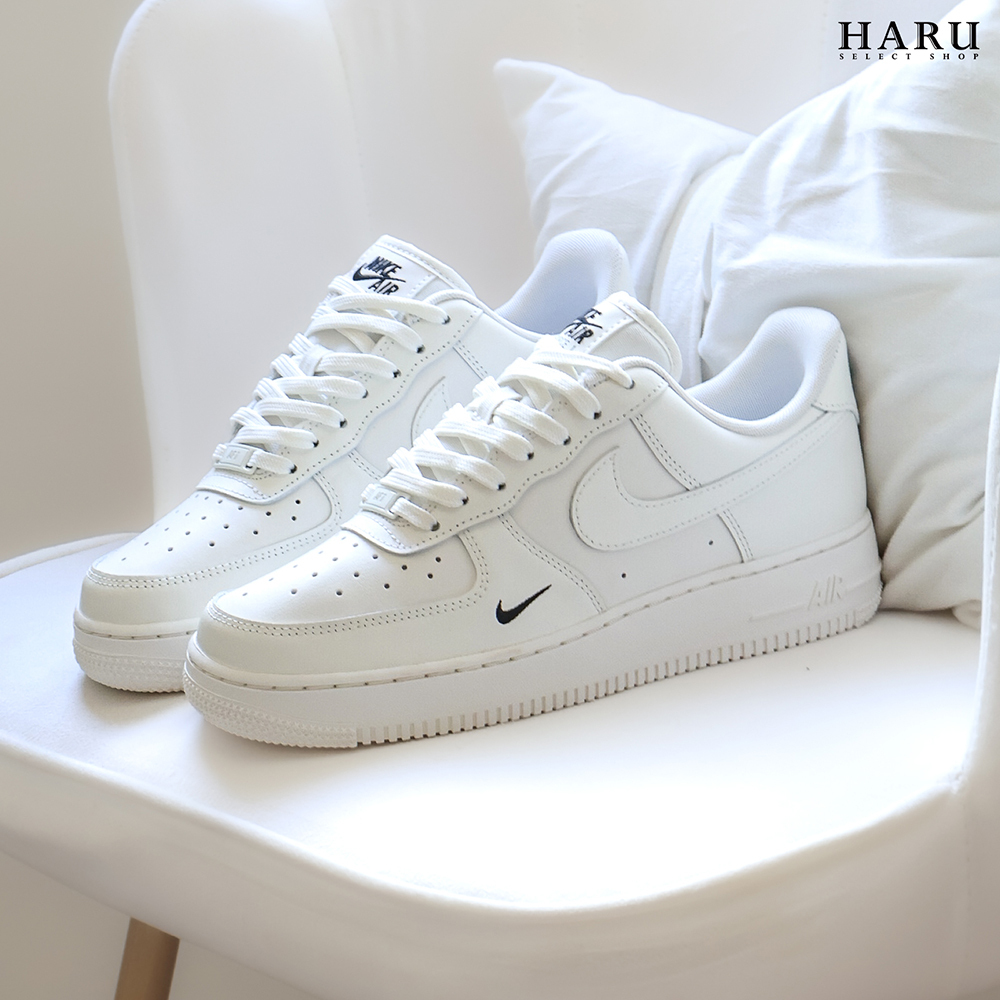 NIKE AIR FORCE 1'07 Sail AF1 奶油白 舒芙蕾 奶茶 刺繡 小勾 女生 小白鞋 復古休閒鞋 HF1058-133