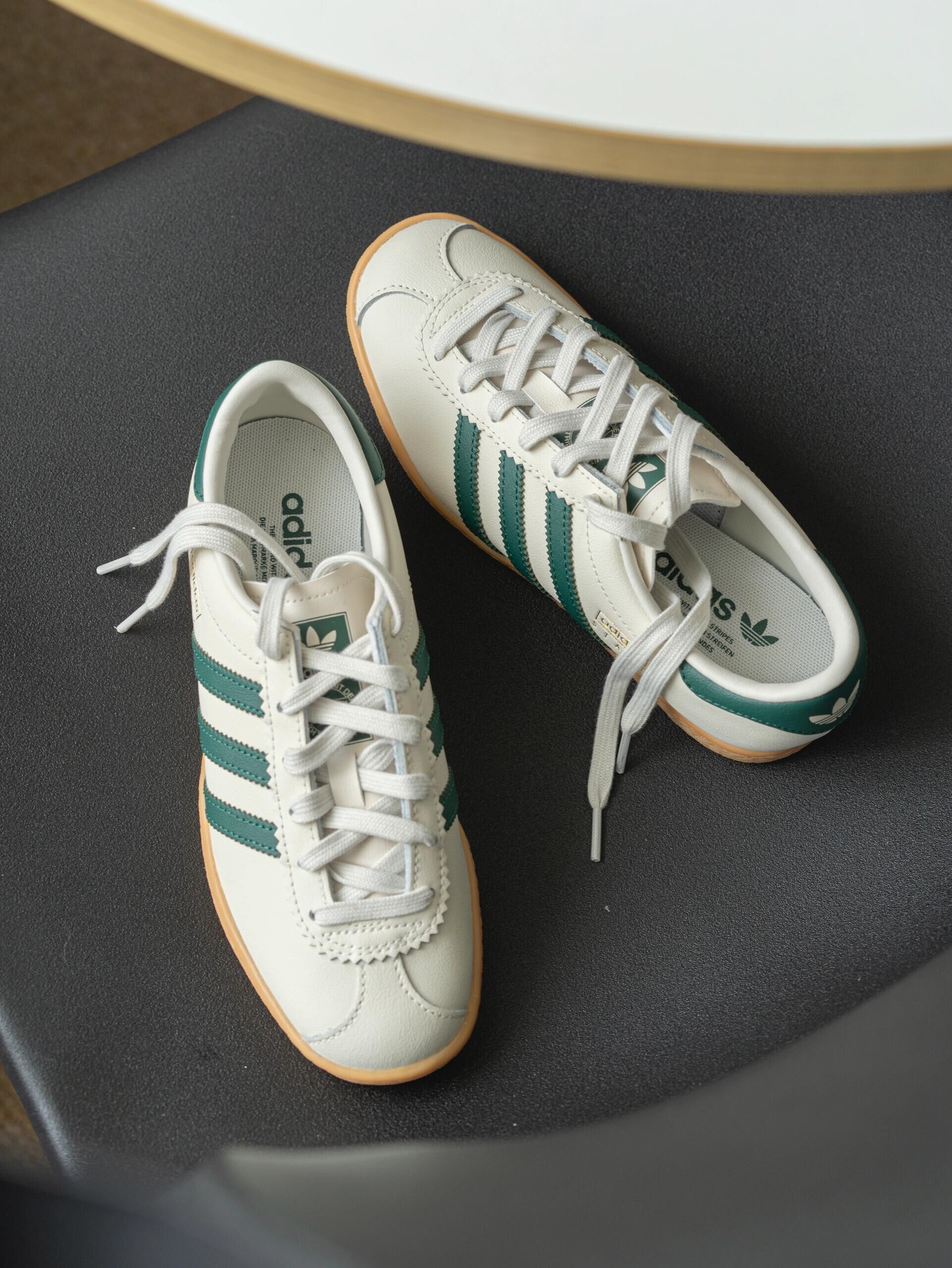 代購-adidas originals Stadt 米綠色 男女同款 JR8311