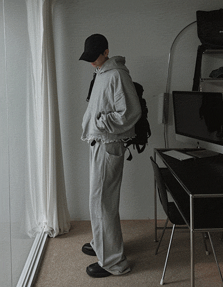 損壞短款連帽衫