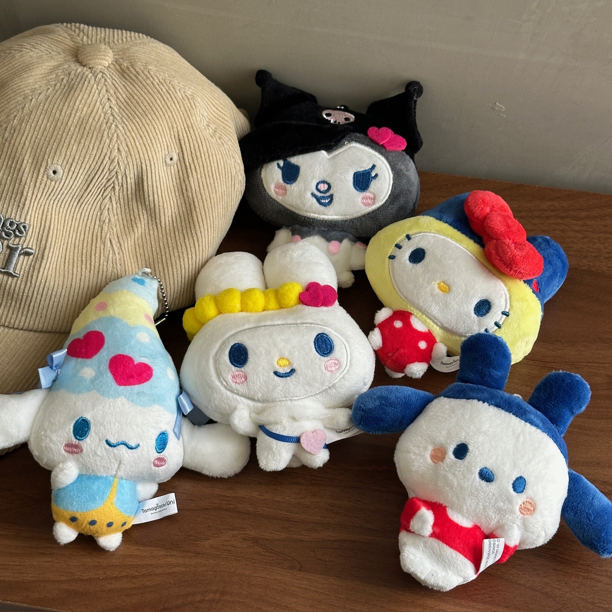 #現貨 🇯🇵日本 BANDAI 塔麻可吉 × 三麗鷗 絨毛吊飾 鑰匙圈