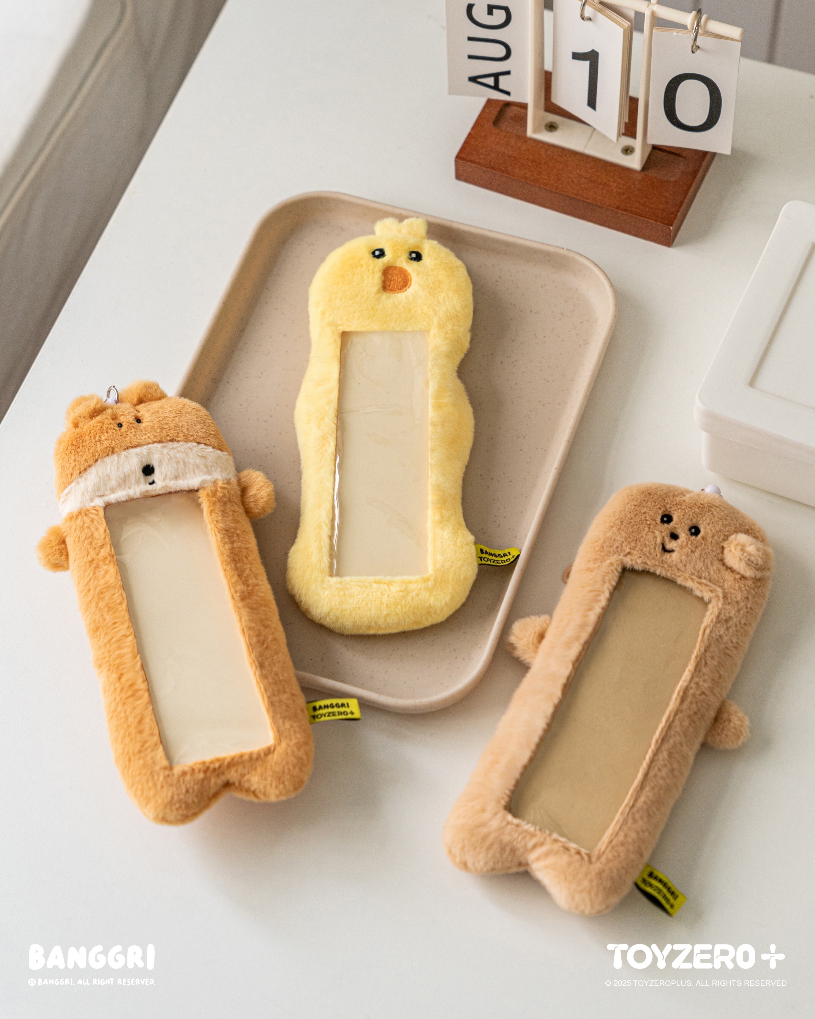 BANGGRI 經典系列 - 毛絨人生四格套掛件