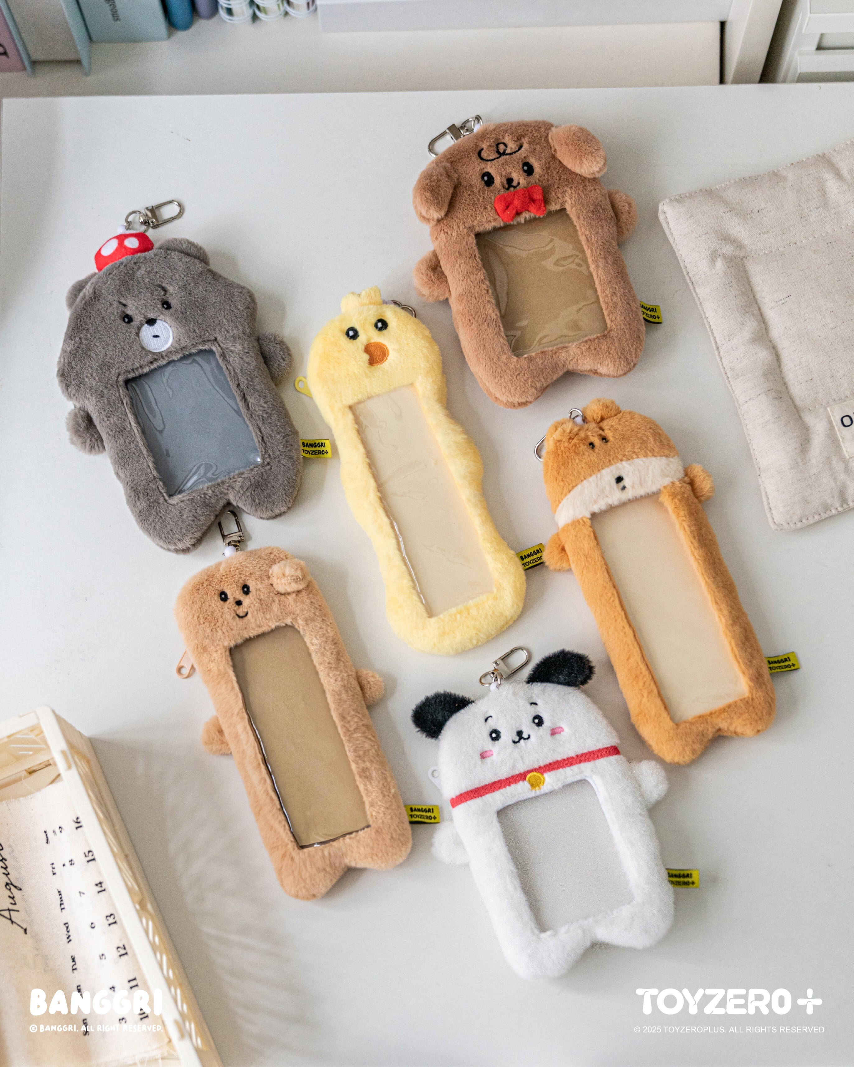 BANGGRI 經典系列 - 毛絨人生四格套掛件