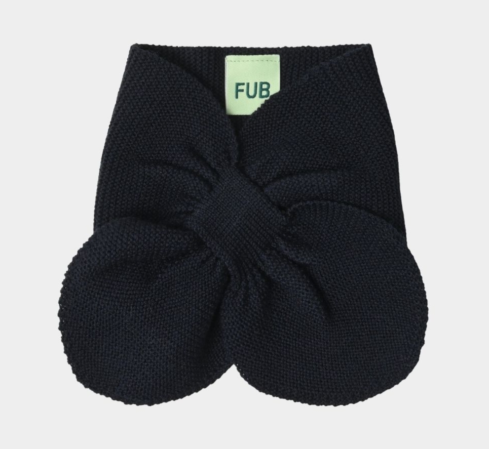 FUB 織紋百搭圍巾 Sledding Scarf-oat dark navy