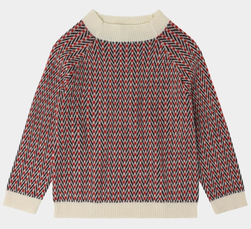 FUB 人字編織毛衣 Herringbone Sweater-ecru