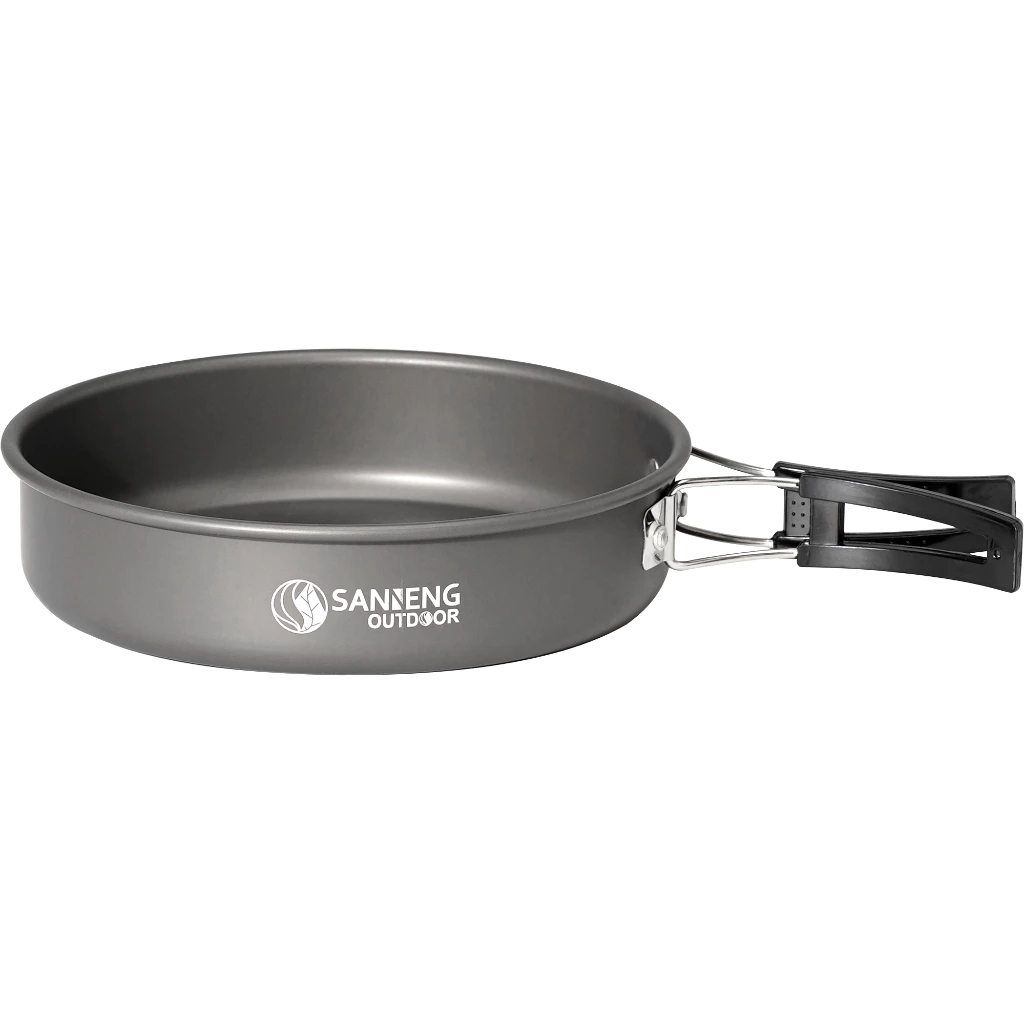 【SANNENG】19cm鋁合金摺疊煎盤(硬膜) 106013 AF12