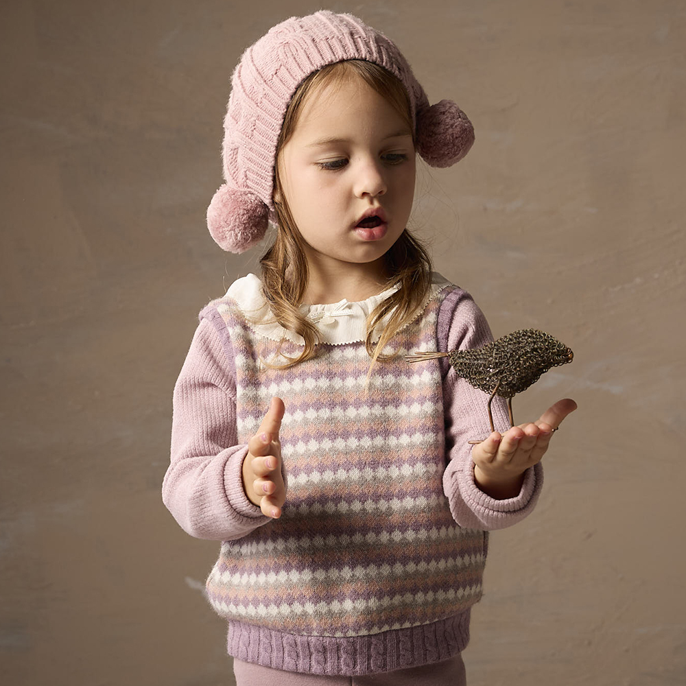 PIPPY 典雅假兩件浪漫抽縐領圍長袖上衣 粉