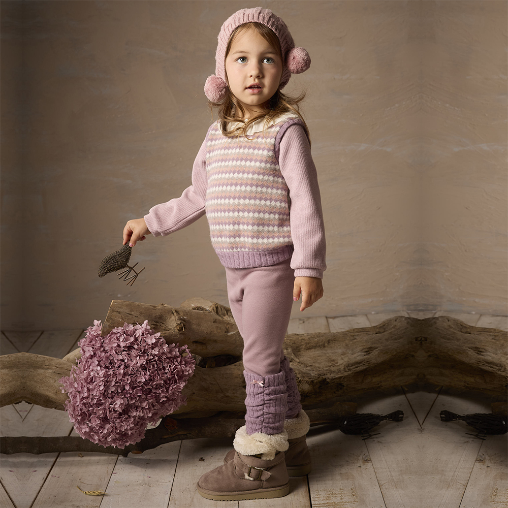 PIPPY 典雅假兩件浪漫抽縐領圍長袖上衣 粉