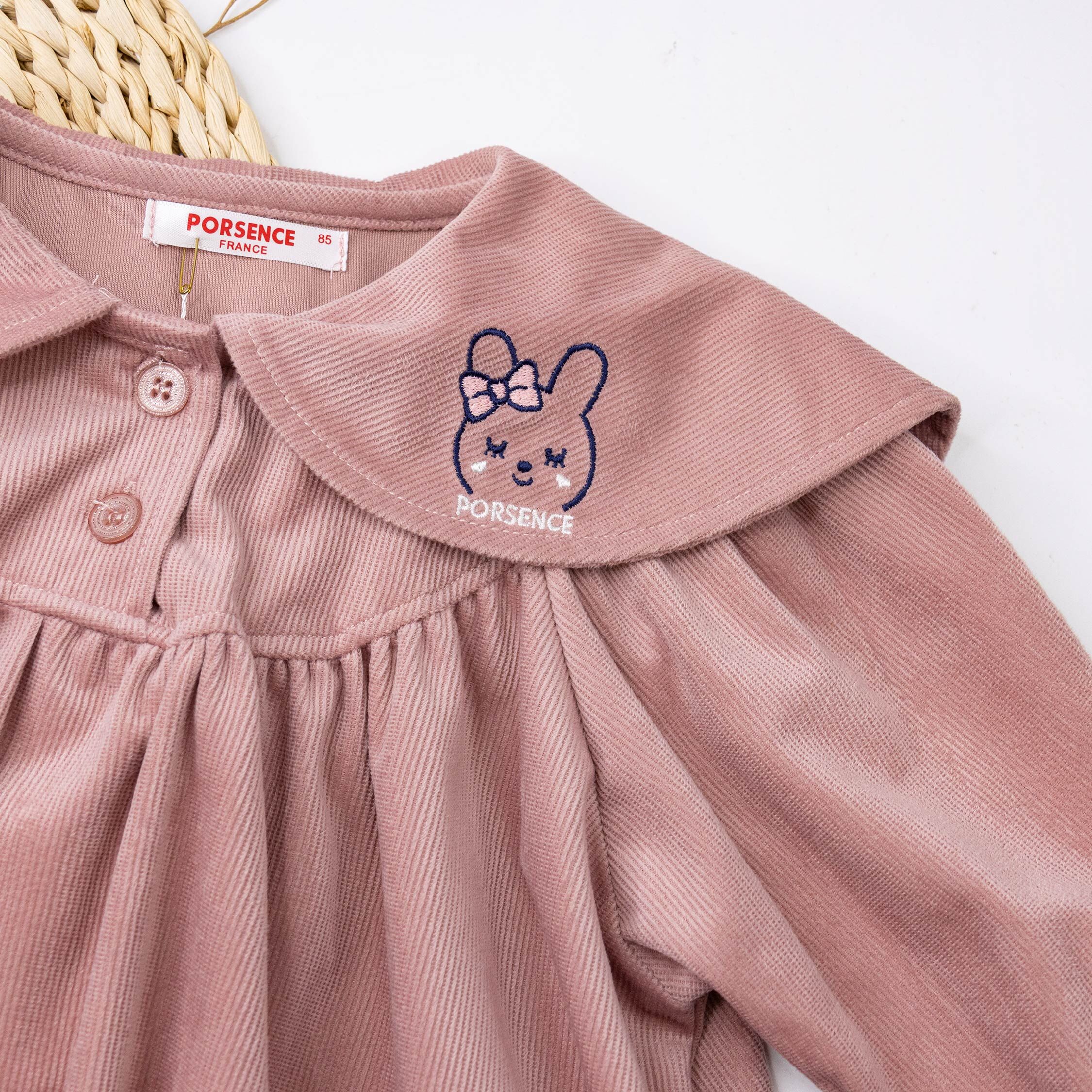 波紳士【22530】甜甜兔兔燈芯絨洋裝＊二色