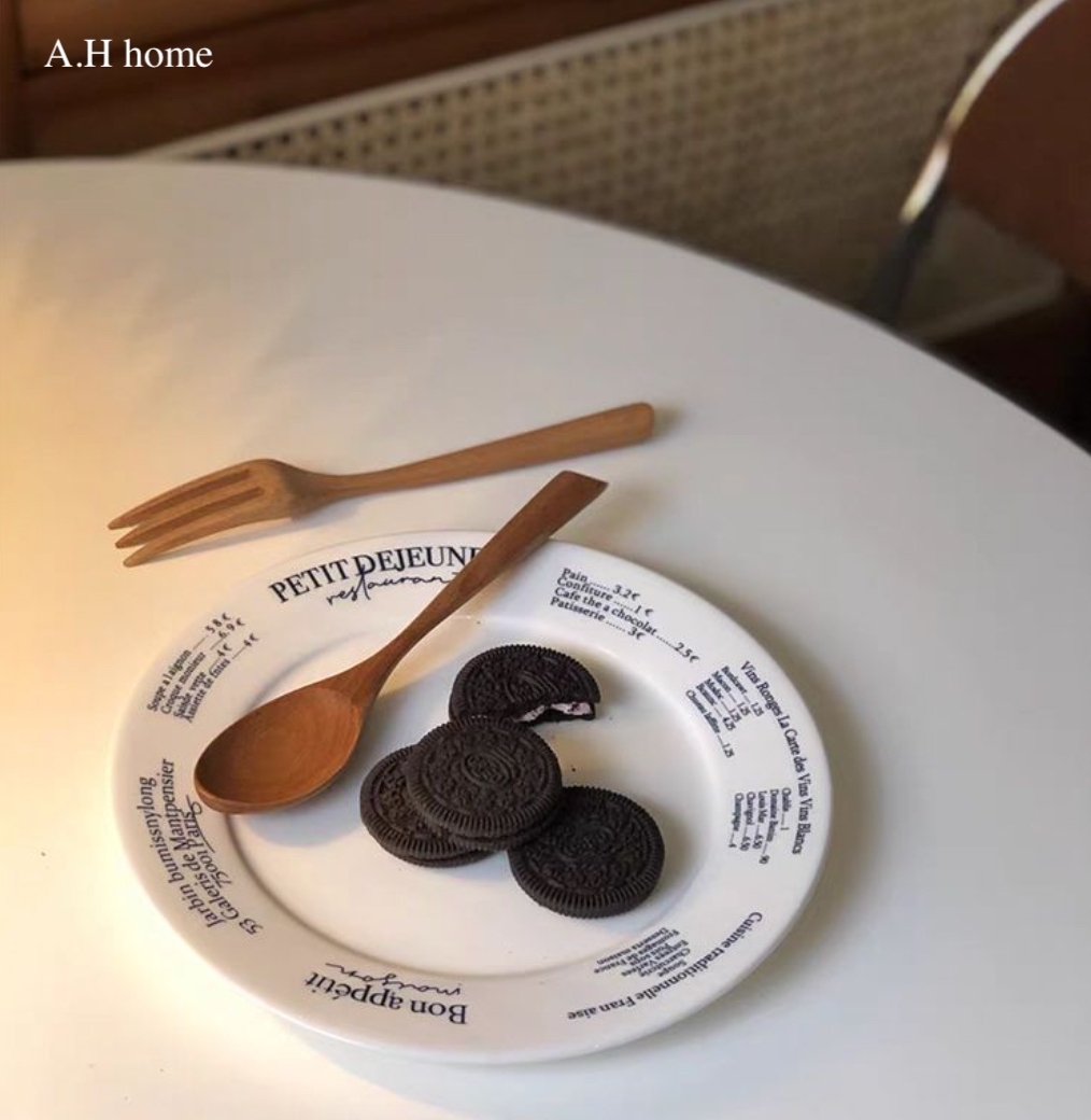 【ＡＨ604】韓國ins深藍字母盤