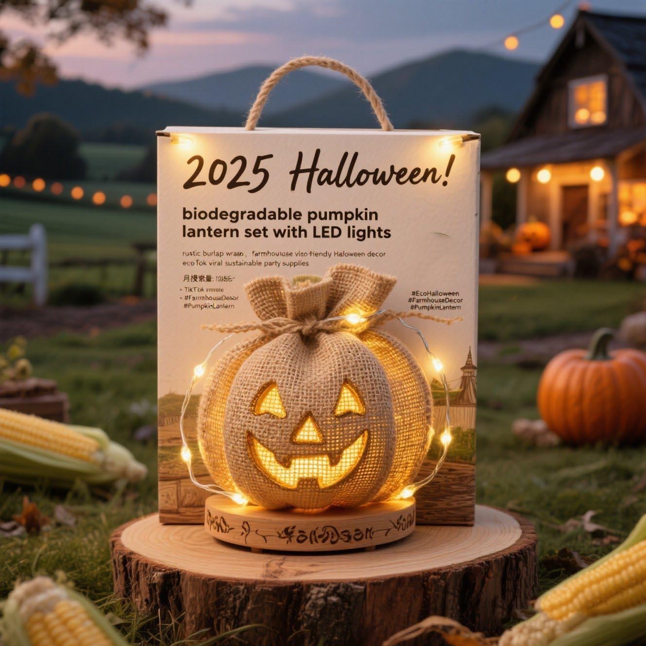 萬聖節南瓜燈兒童手提燈籠發光桶裝飾包裝小禮物糖果籃討糖罐