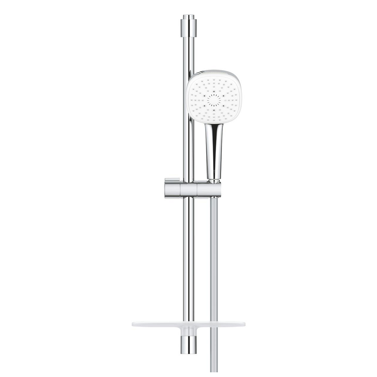 GROHE｜Tempesta 110 Cube 三段蓮蓬頭60cm滑桿組 含皂盤（鉻色）27929003