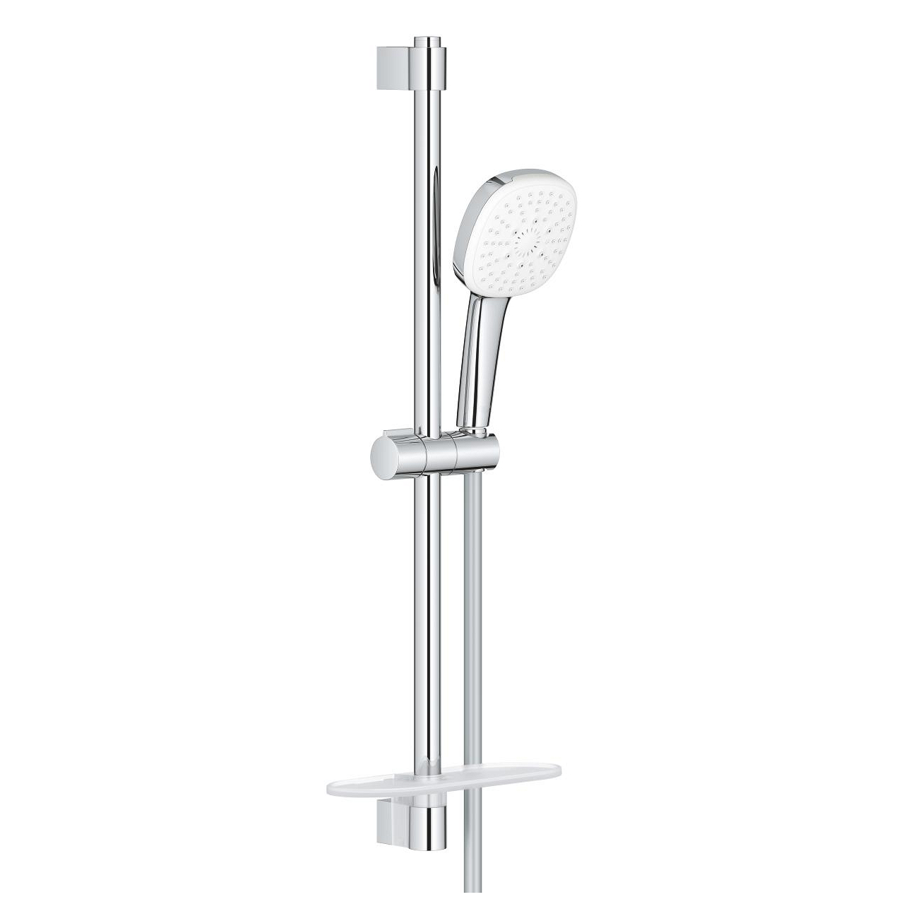GROHE｜Tempesta 110 Cube 三段蓮蓬頭60cm滑桿組 含皂盤（鉻色）27929003