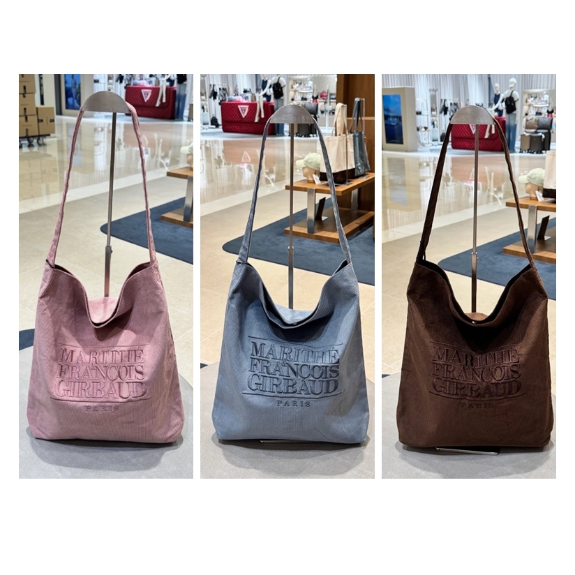 (預購商品 10/15收單)  韓國 MARITHÉ FRANÇOIS GIRBAUD 燈芯絨單肩包