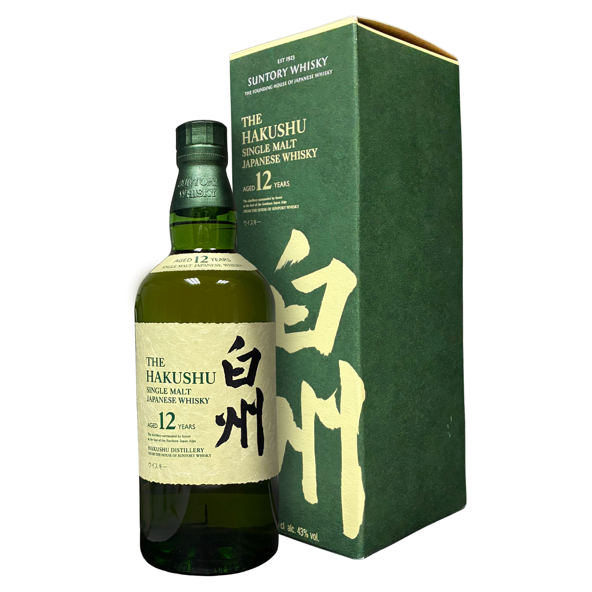 白州 Hakushu 12 Years Old 43%