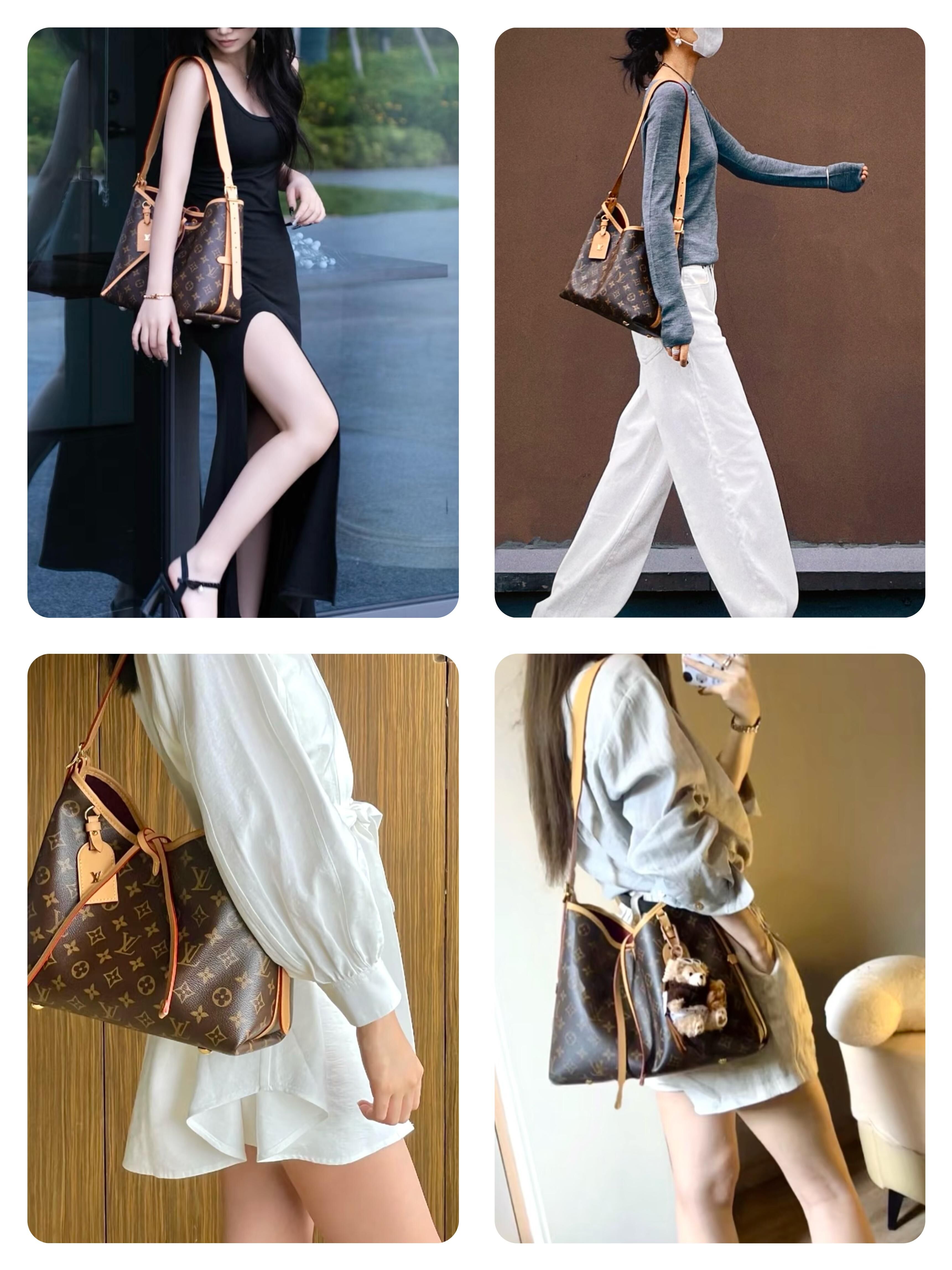 全新LV CARRYALL PM M46203 啡色Monogram塗層帆布 小號 #兩年免費保養 #BRAND NEW #香榭站正品