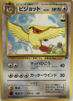 POKEMON JAPANESE VINTAGE NO.018A