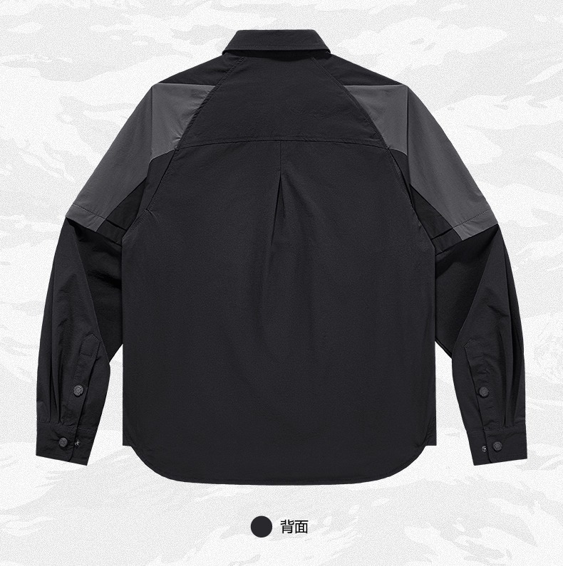 𝙏𝙀𝘾𝙃𝙒𝙀𝘼𝙍 對稱結構拆卸式長袖襯衫