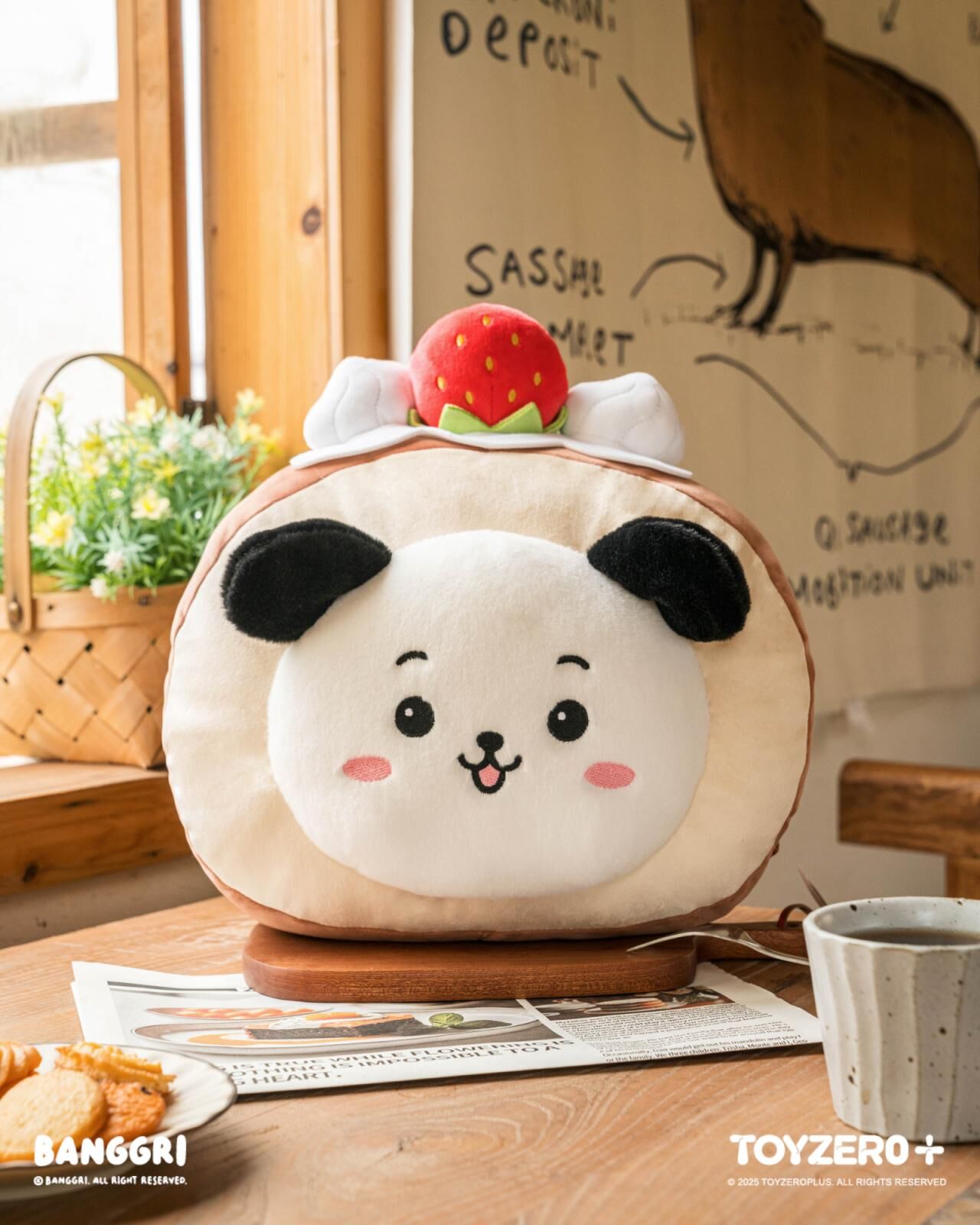 BANGGRI 烘焙系列 - 30cm抱枕 (卷蛋Banggri)