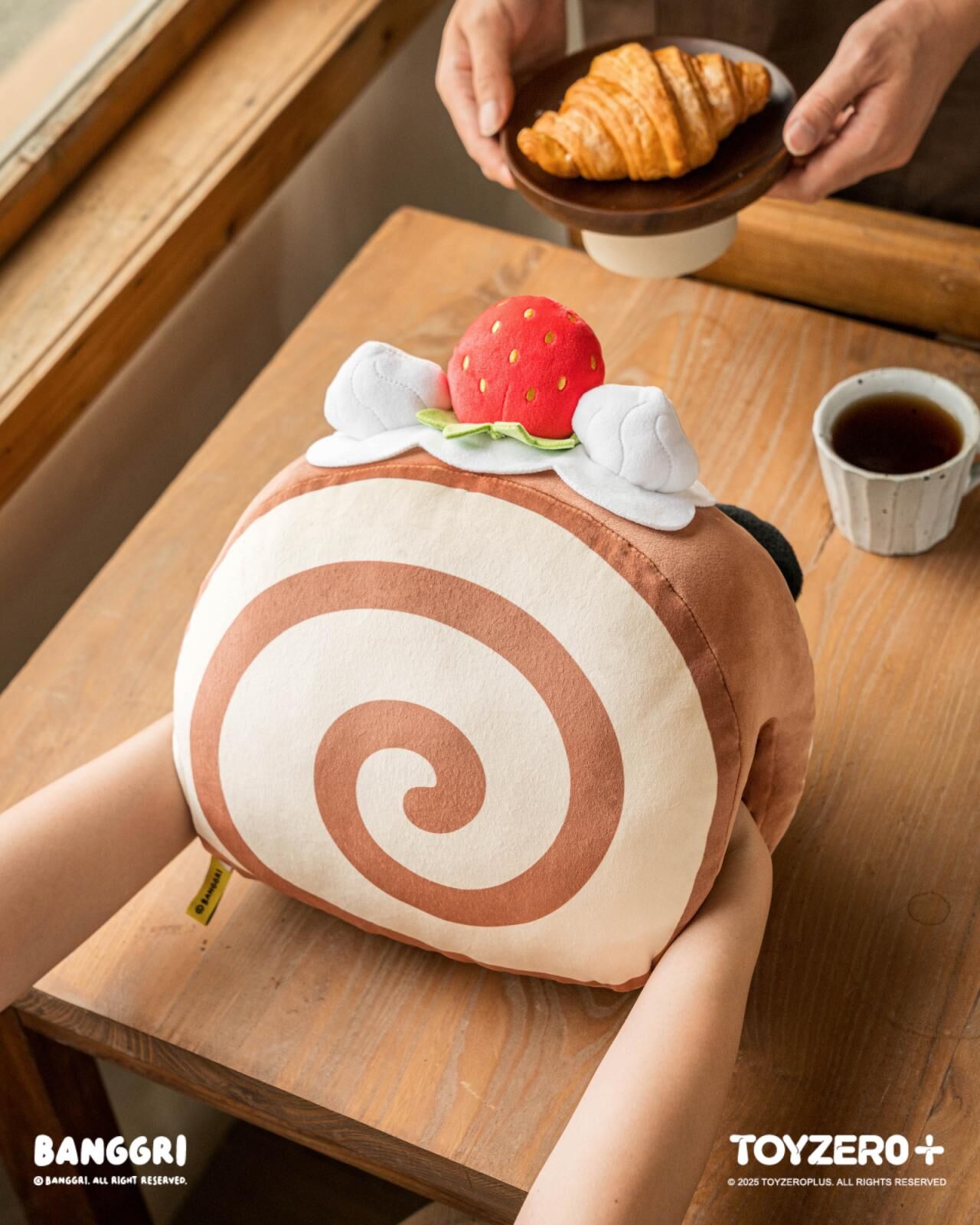 BANGGRI 烘焙系列 - 30cm抱枕 (卷蛋Banggri)