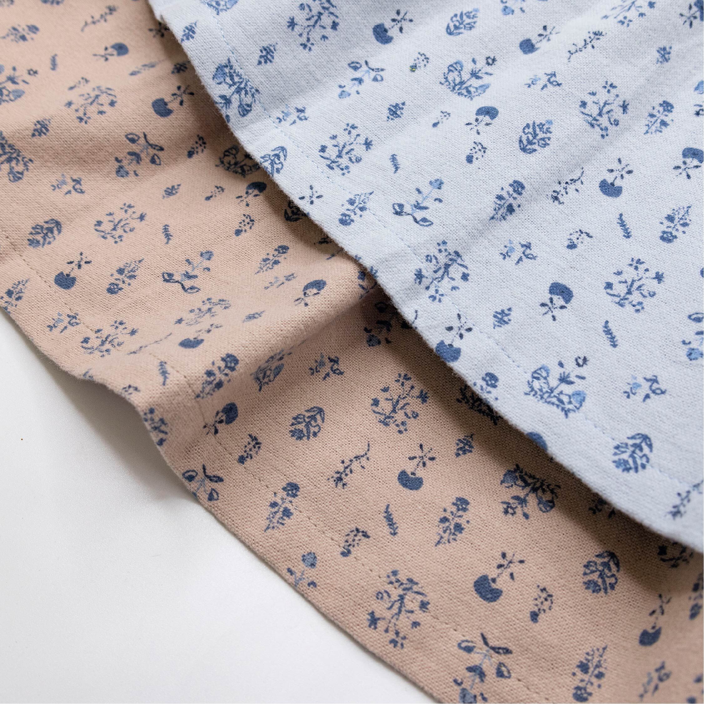 范侖鐵諾【52533】慵懶小熊碎花假兩件洋裝＊二色