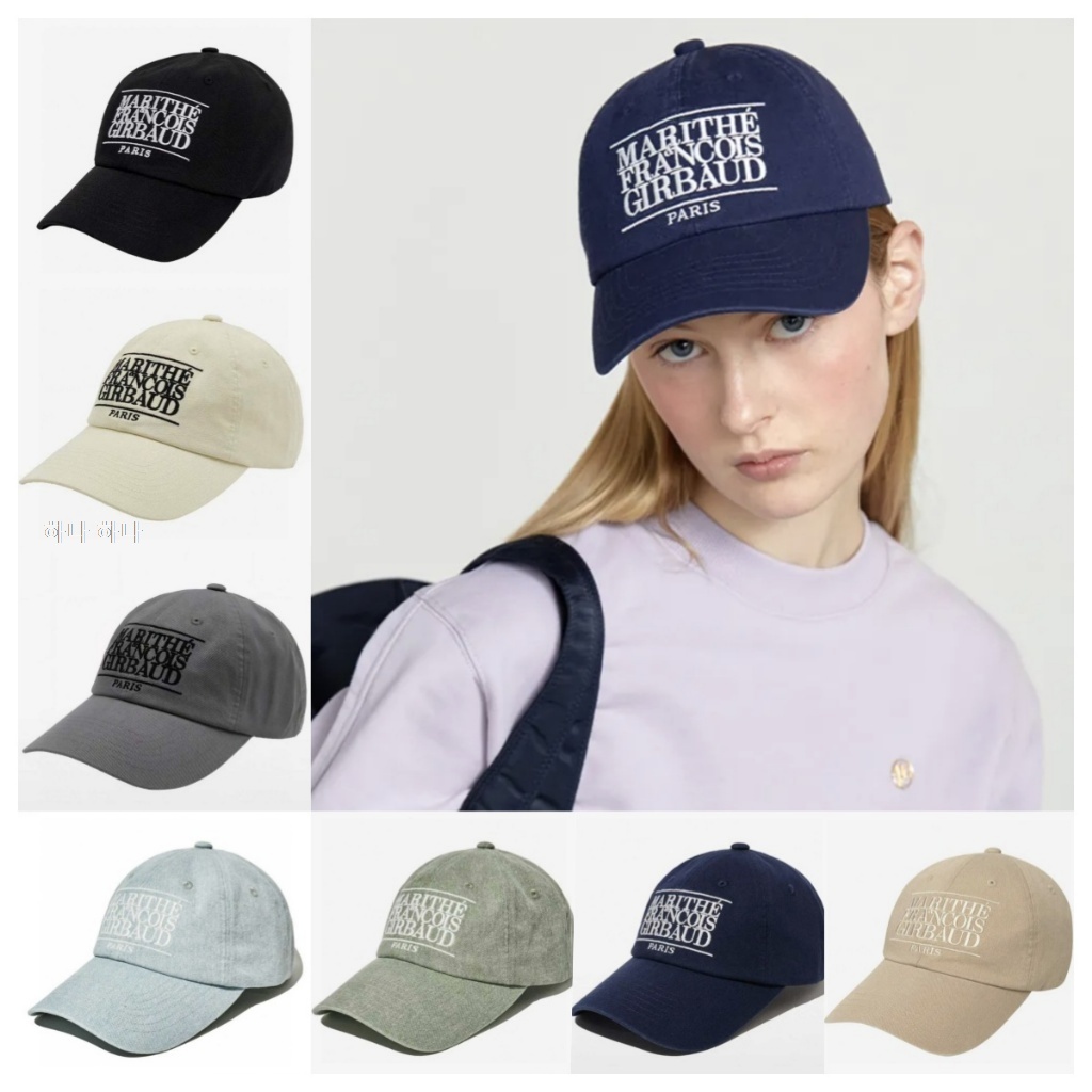 (預購商品 10/15收單)  韓國 MARITHÉ FRANÇOIS GIRBAUD 經典刺繡棒球帽
